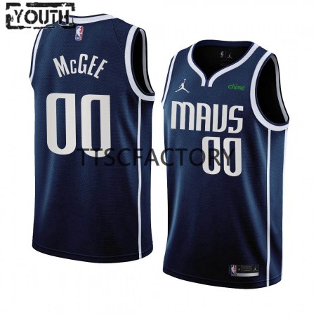 Maillot Basket Dallas Mavericks JaVale McGee 00 Nike 2022-23 Statement Edition Navy Swingman - Enfant